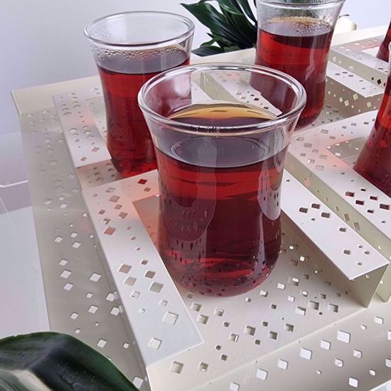 Picture of White Mashrabya- Tea Set 