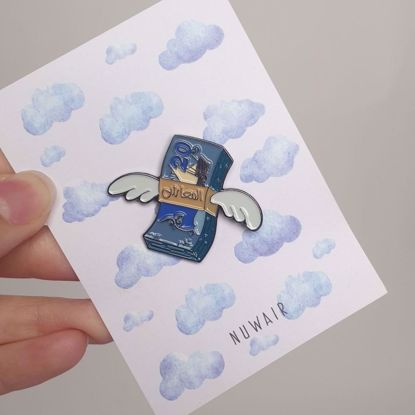 Picture of The Salary in Gone card with pin