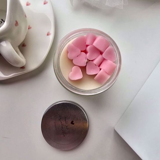 Picture of Secret message Candle -Heart