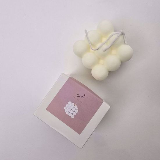 Picture of  White Bubble Candle 